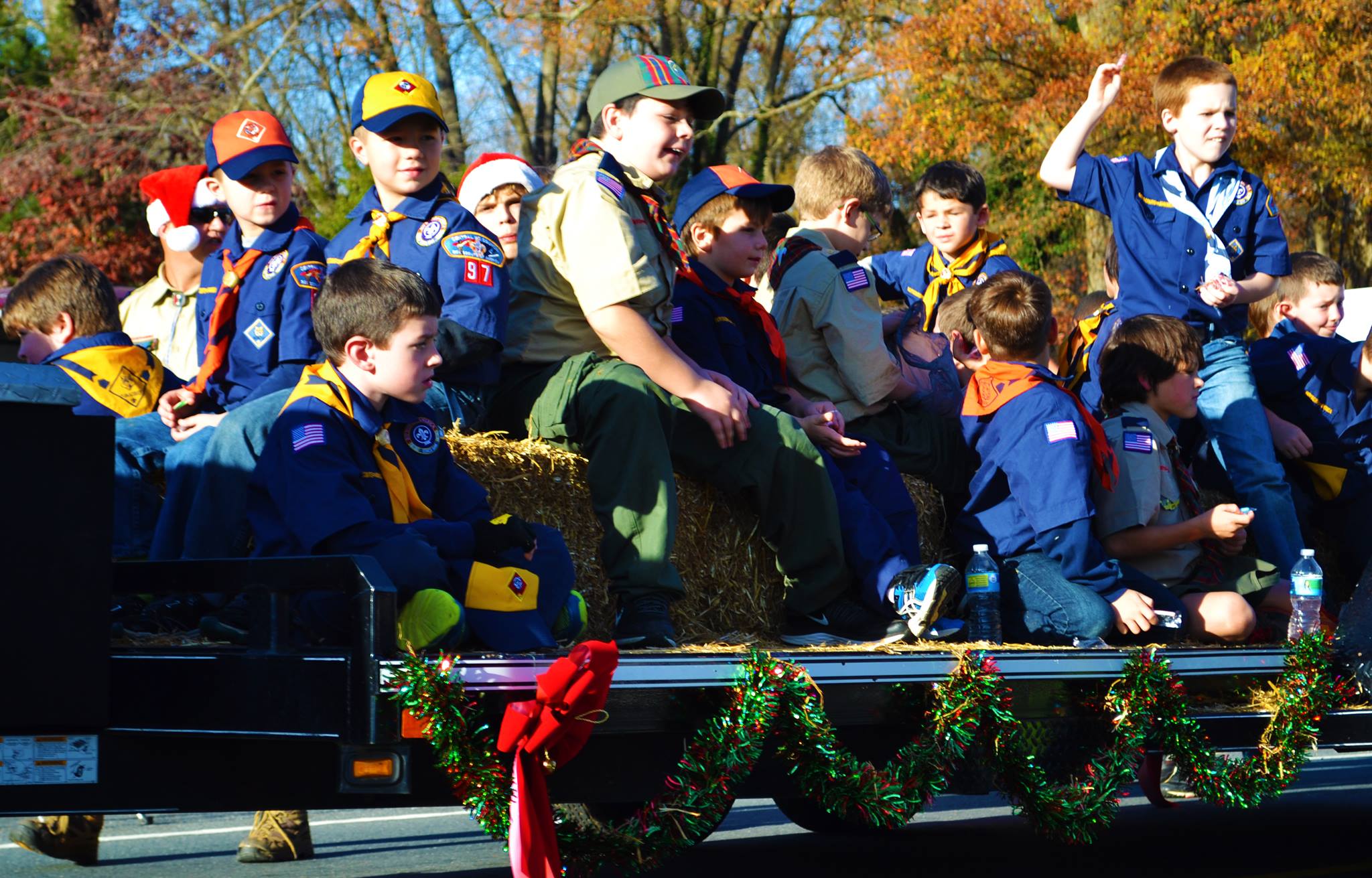Christmas parade in Indian Trail