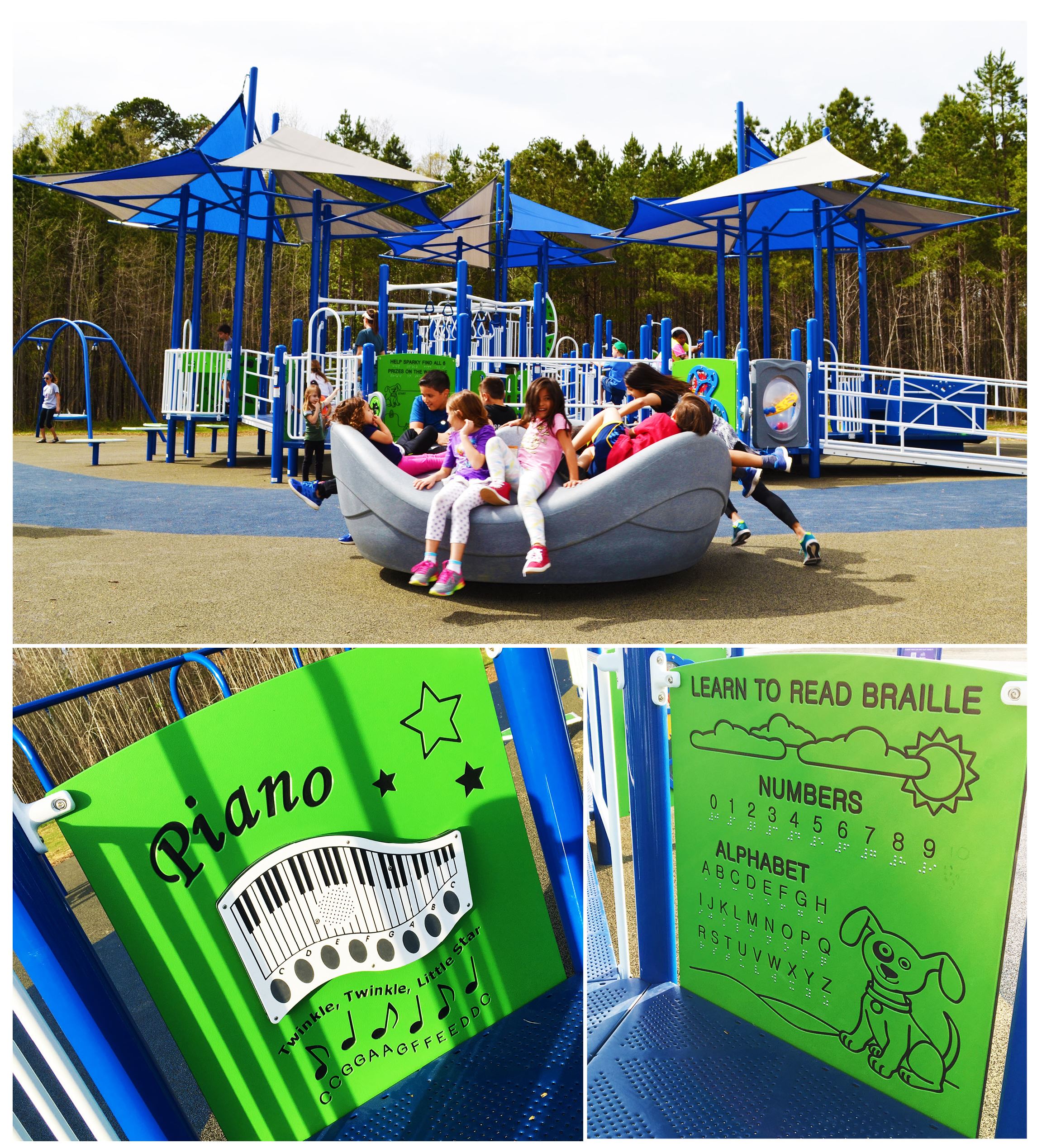 playground collage of photos