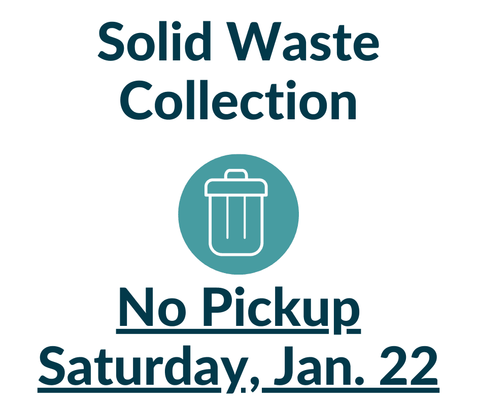 New Years Solid Waste Service Delay