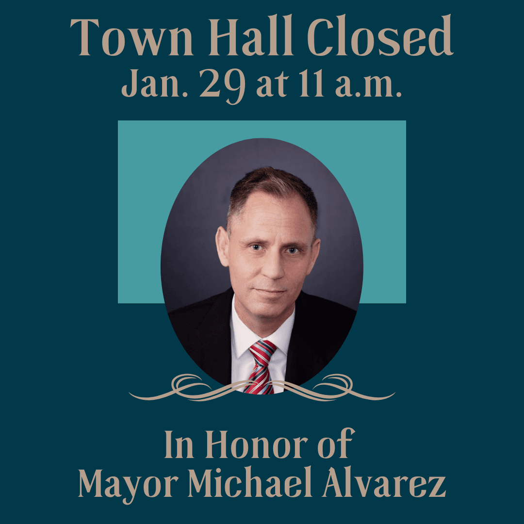 Town Hall Closed-Mayors Services