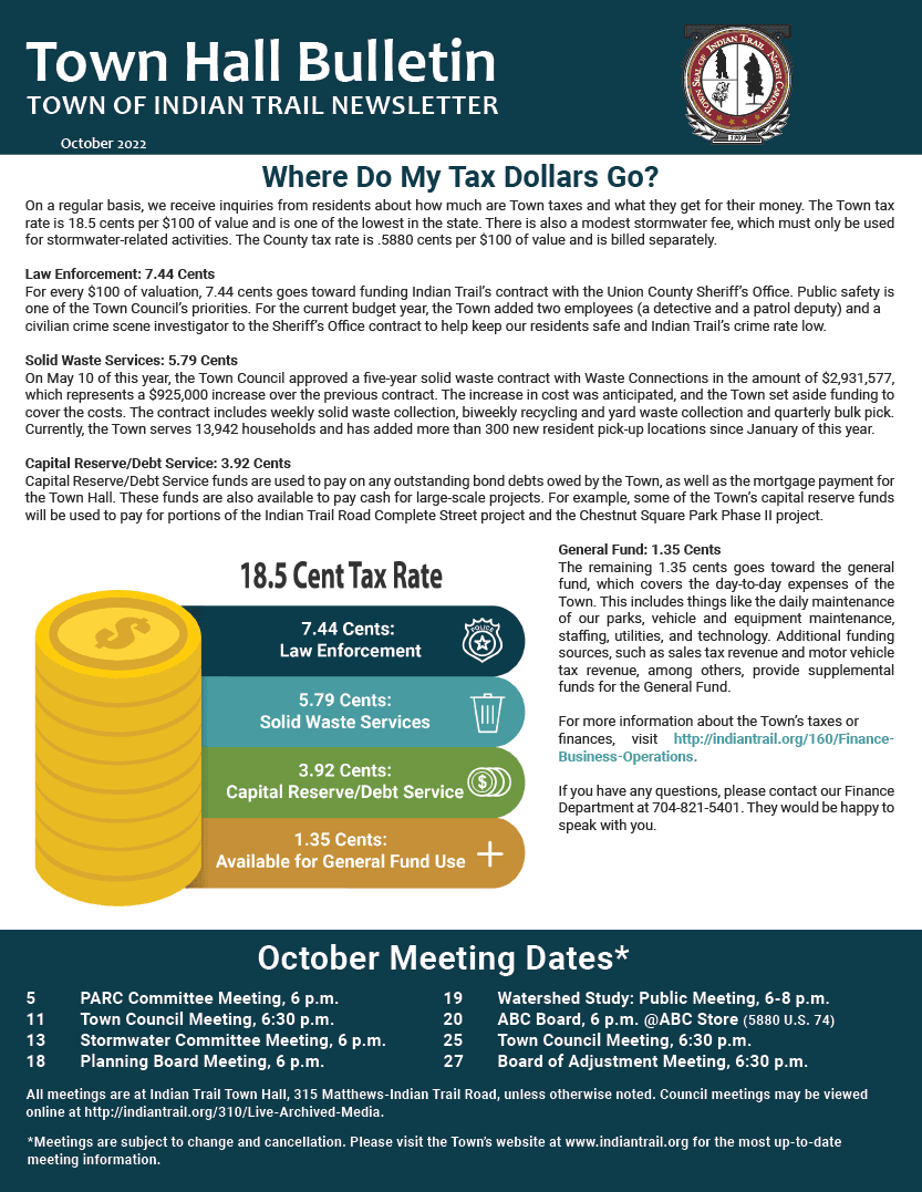 October Newsletter Cover