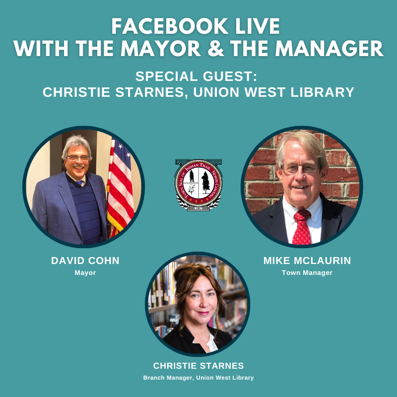 Facebook Live on Friday, March 17, at 1 p.m.