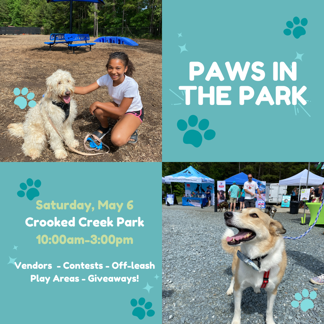 2023 Paws in the Park on Saturday, May 6