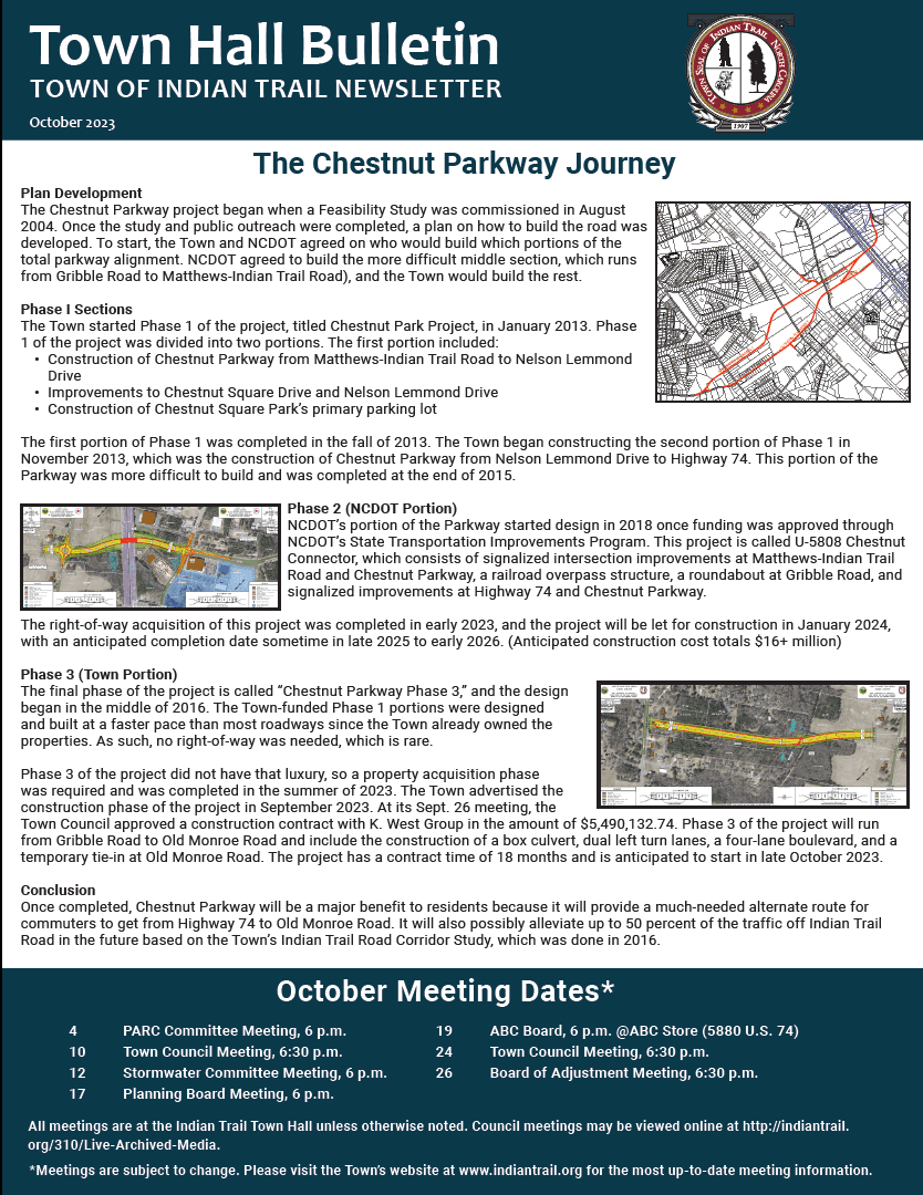 October Newsletter Cover