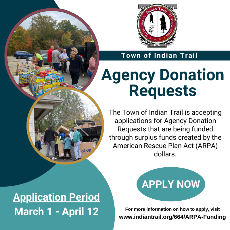 Agency Donation Request: Call for Projects Until April 12