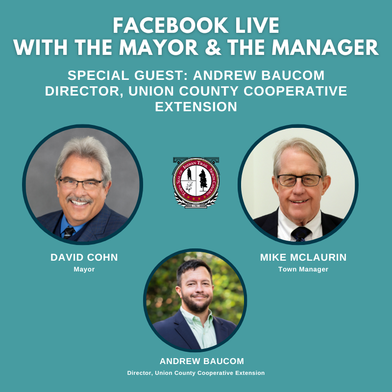 Facebook Live with special guest Andrew Baucom from the UC Cooperative Extension on April 11