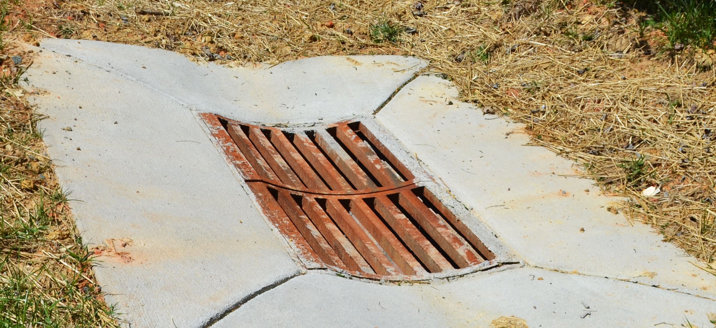 A new storm drain
