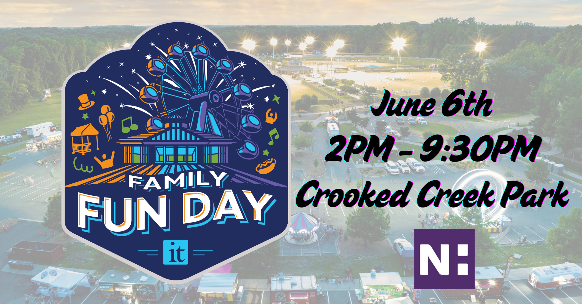 Event information on Family Fun Day June 6th